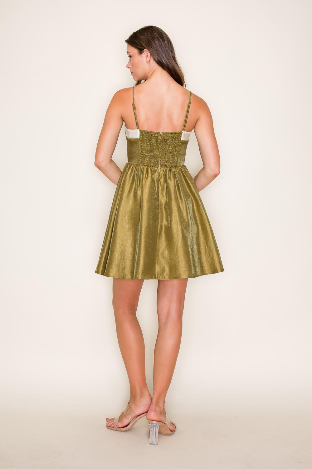 Hannah Olive Dress – Chic & Sophisticated in Olive Green