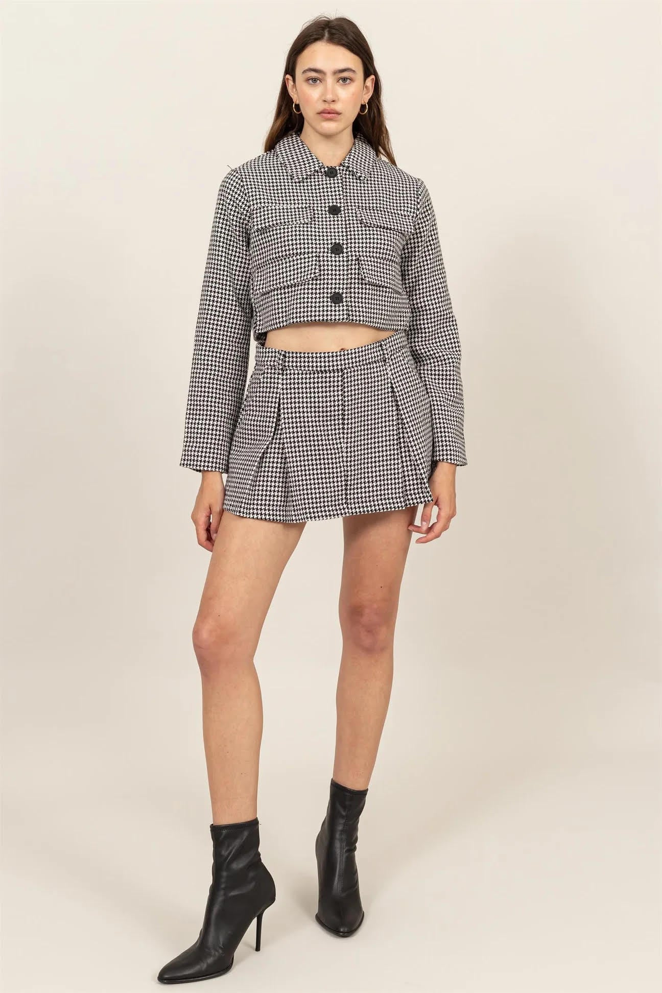 Emma Black and White Jacket – Bold Monochrome Street Style
