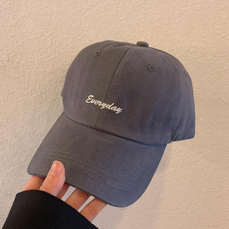 Outdoor Leisure All-match Letters Face-showing Small Peak Cap Hat