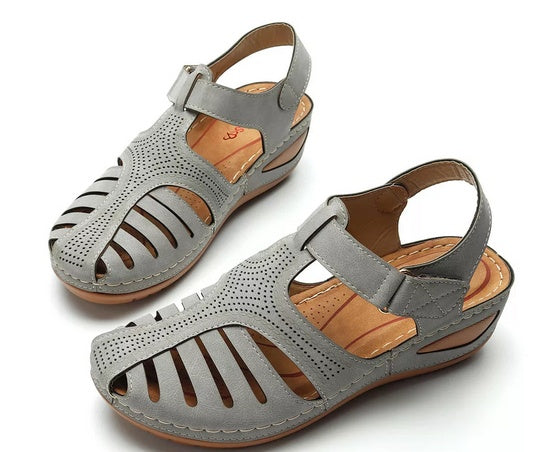 Women Lightweight Casual Shoes Hollow Out Soft Sole Sandals