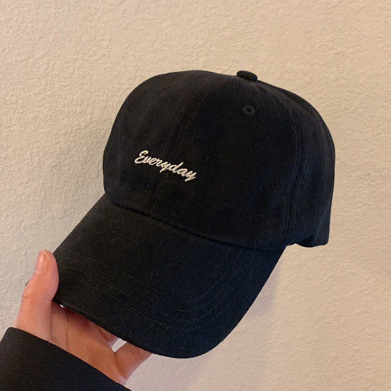 Outdoor Leisure All-match Letters Face-showing Small Peak Cap Hat