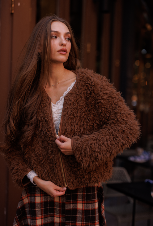 Nicole Furry Jacket – Luxurious Comfort and Style in One