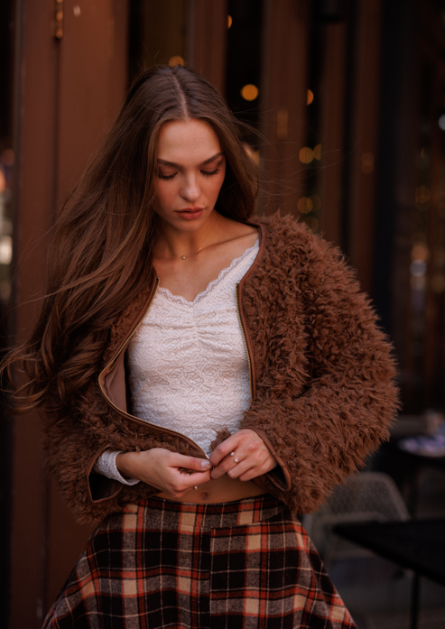 Nicole Furry Jacket – Luxurious Comfort and Style in One