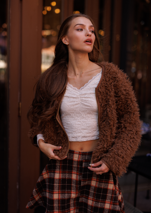 Nicole Furry Jacket – Luxurious Comfort and Style in One