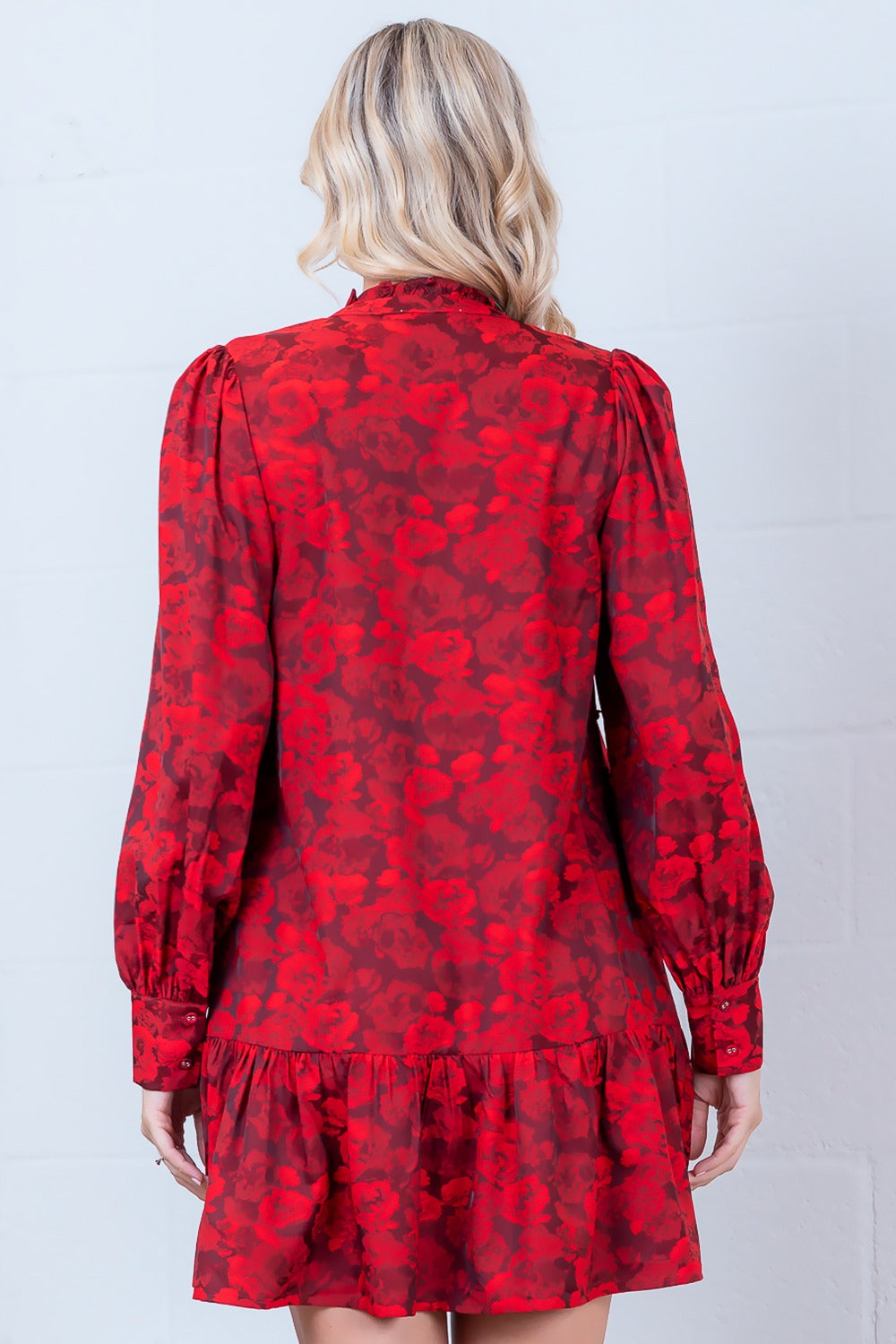 Red Flowers Dress – Bold Floral Elegance for Every Occasion