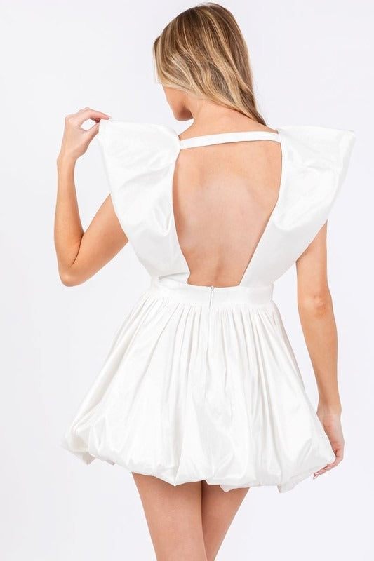 Candy White Dress – Elegant White Dress for Women