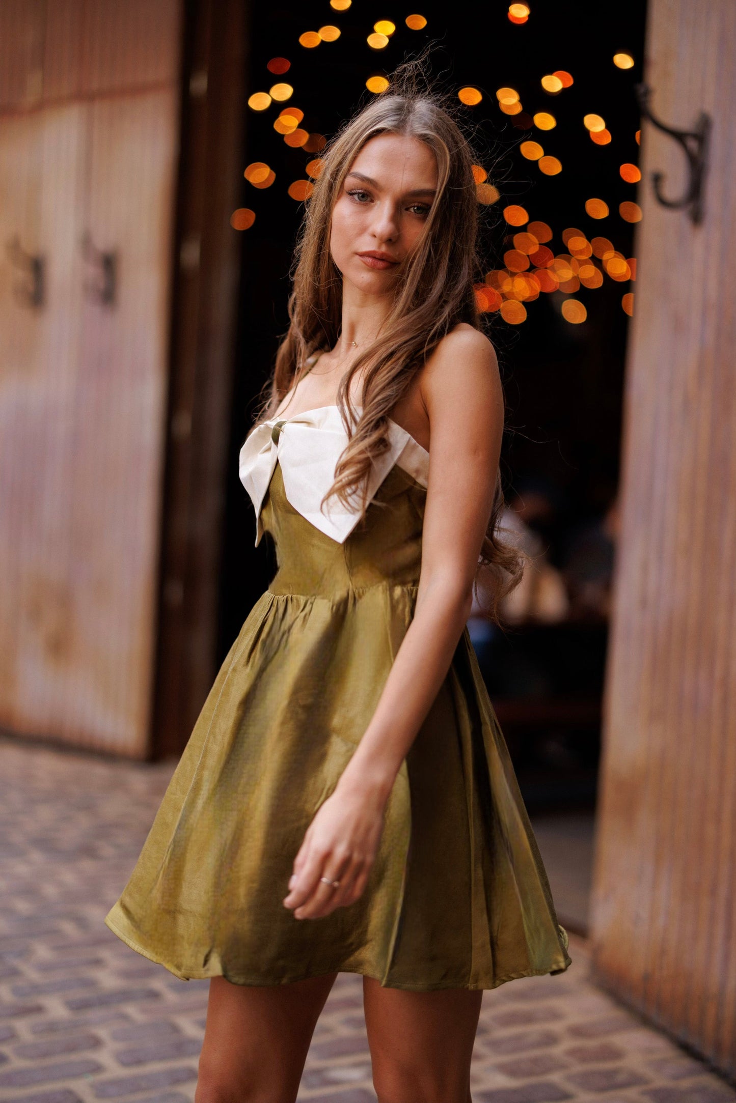 Hannah Olive Dress – Chic & Sophisticated in Olive Green