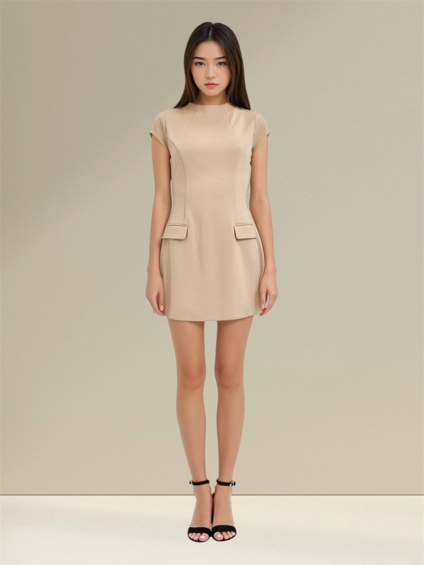Cream Classic Dress – Timeless Elegance in Soft Cream
