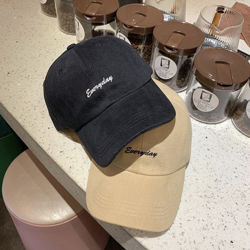 Outdoor Leisure All-match Letters Face-showing Small Peak Cap Hat