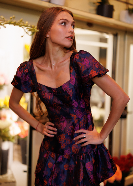 Zahra  Floral Dress