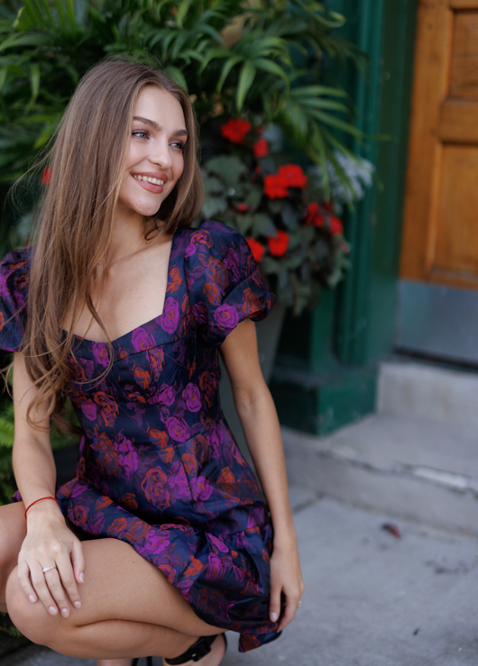 Zahra  Floral Dress