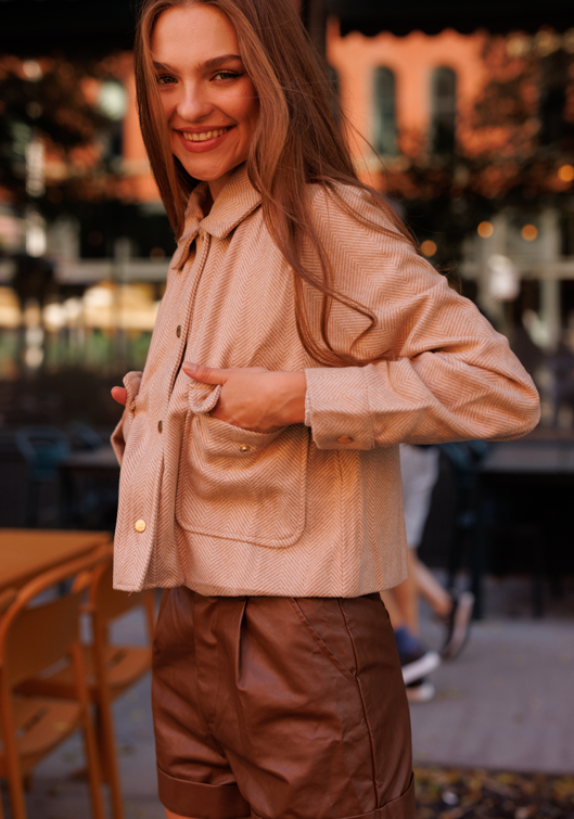 Athena Jacket Taupe