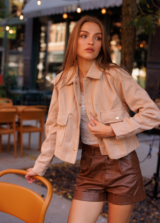 Athena Jacket Taupe