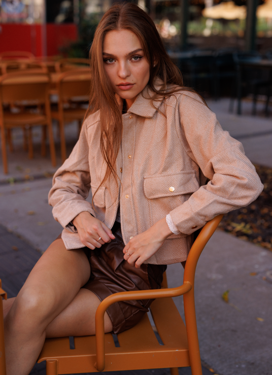 Athena Jacket Taupe