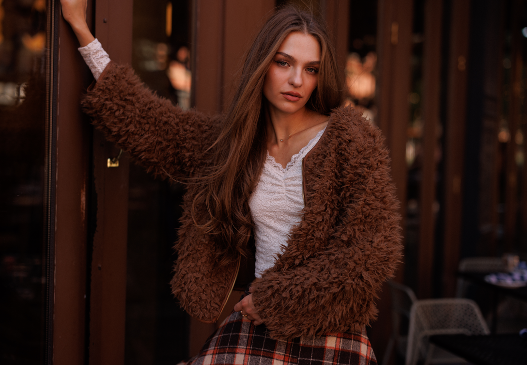 Nicole Furry Jacket