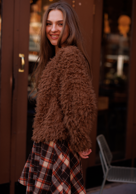 Nicole Furry Jacket